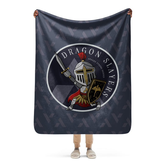 Dragon Slayers Sherpa Blanket